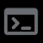 Decorative terminal icon